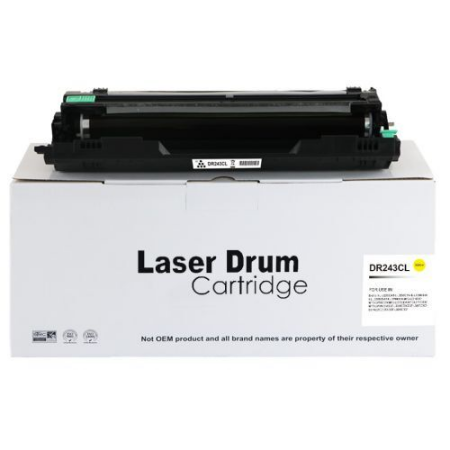 Compatible Brother DR243 Drum Unit - Yellow