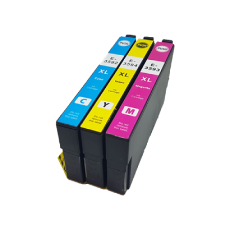Compatible Epson 35XL T3592/3/4 Ink Cartridge Colour Pack C/M/Y