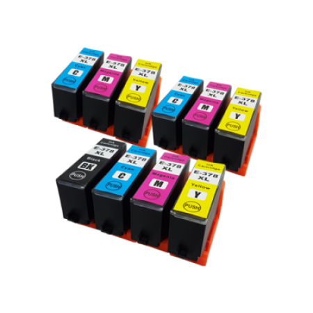 Compatible Epson 378XL Ink Cartridge 10 Pack - Extra Colours