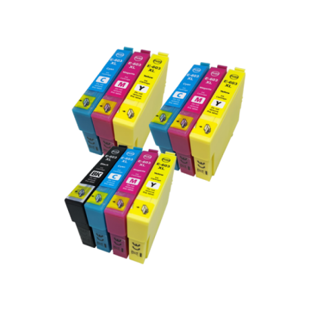 Compatible Epson 603XL Ink Cartridge 10 Pack - Extra Colours