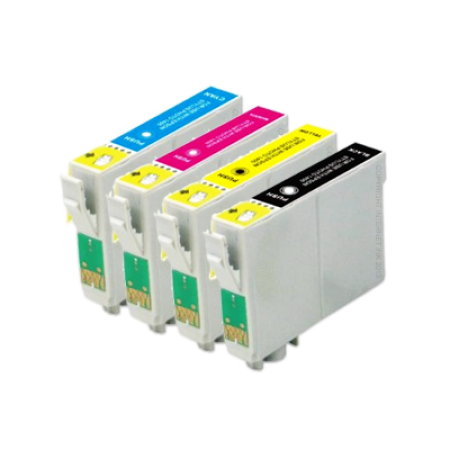Compatible Epson T0445 Multipack (T0441-T0444) Ink Cartridges BK/C/M/Y