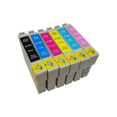Compatible Epson T0791-T0796 Ink Cartridge Multipack - 6 Inks