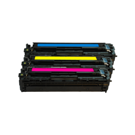 Compatible HP 650A Toner Cartridge Colour Pack - 3 Toners