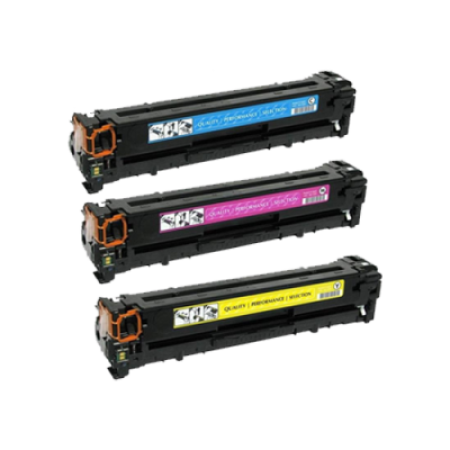 Compatible HP 654A Toner Cartridge Colour Pack - 3 Toners