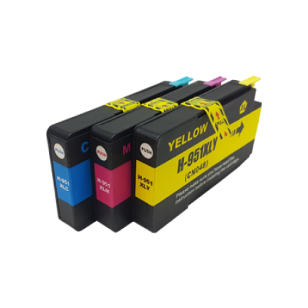 Compatible HP 951XL Ink Cartridge Colour Triple Pack - 3 Inks