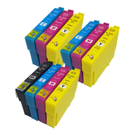 Compatible Epson 502XL Ink Cartridge 10 Pack - Extra Colours