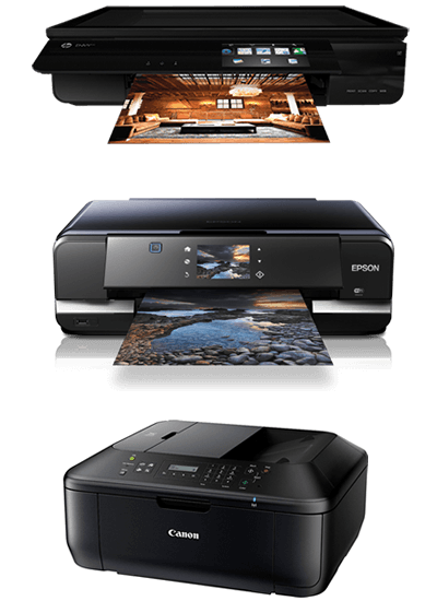 hp envy 120, epson cp950 and canon mg3550